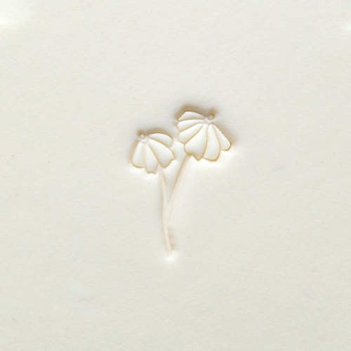 MKM Small Round Stamp (MKM SCS-203) Cluster of Flowers
