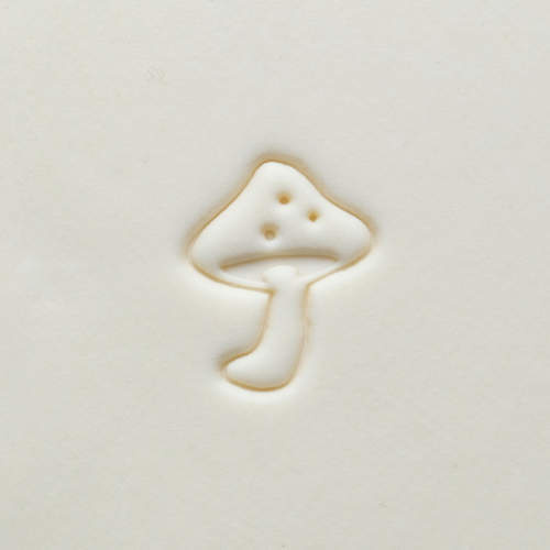 MKM Small Round Stamp (MKM SCS-200) Mushroom