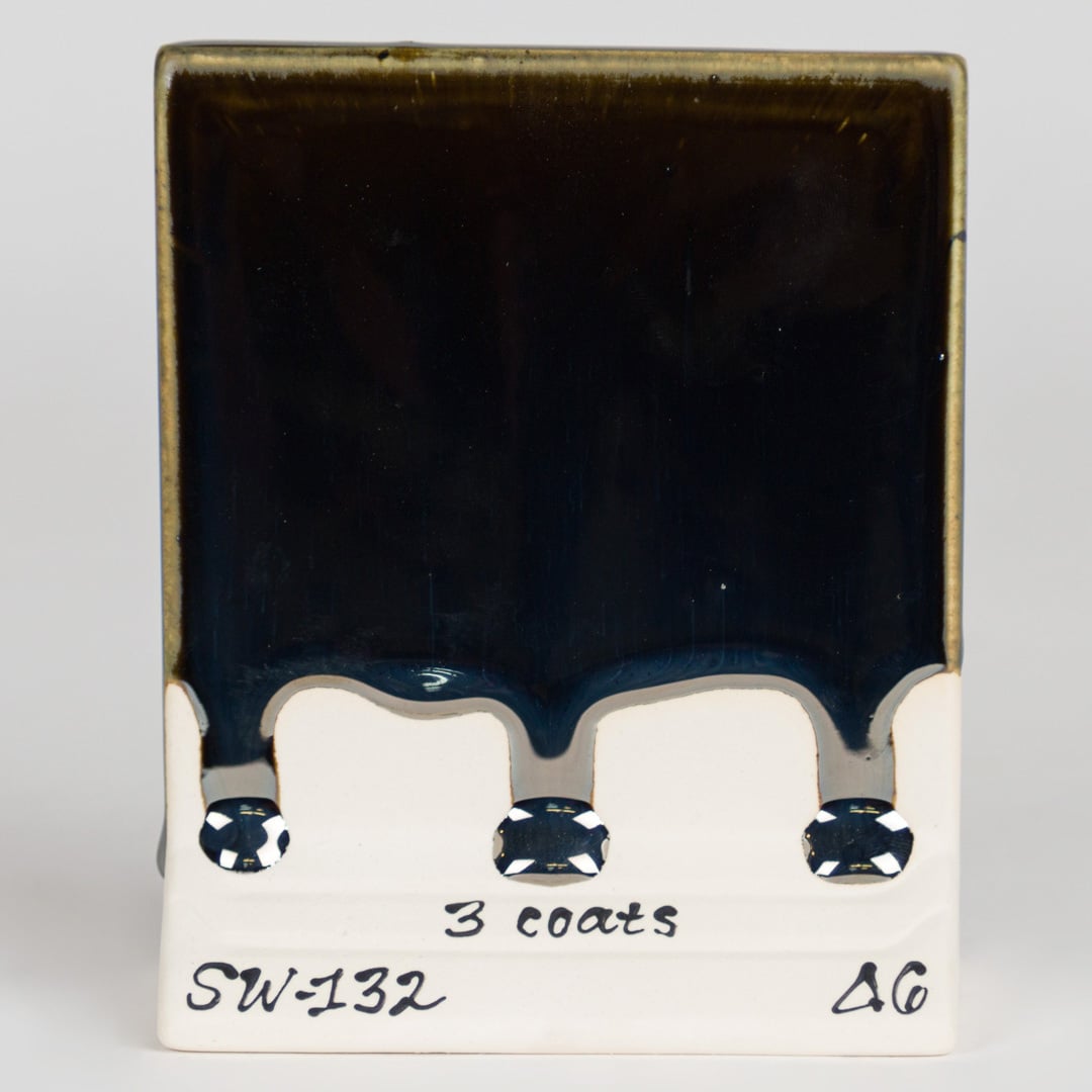 Mayco SW-132 Mirror Black Stoneware Pint