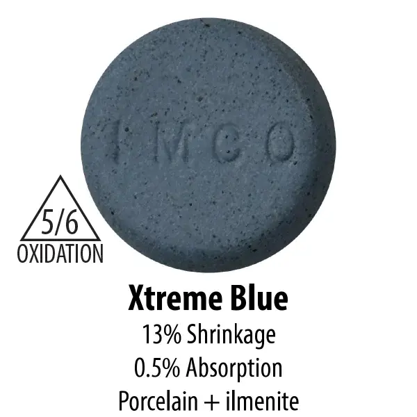 Industrial Minerals Xtreme Blue Cone 5/6 Porcelain Clay 20lb Bag
