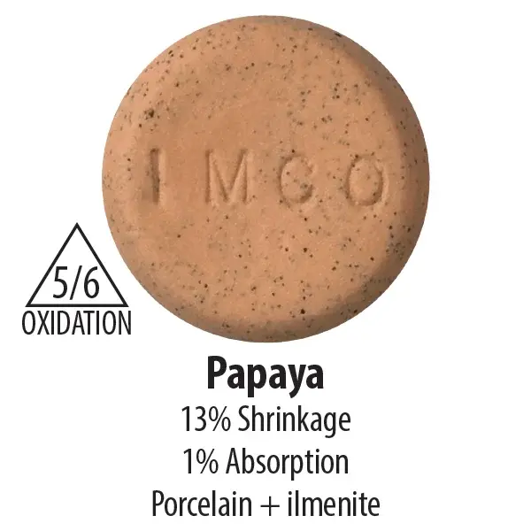 Industrial Minerals Papaya Cone 5/6 Porcelain Clay 20lb Bag