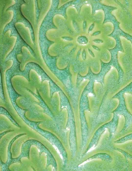 Savvy Sons Floral Tile 4" Resin Hand Roller