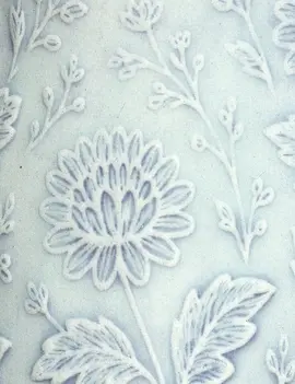Savvy Sons Vintage Flowers 4" Resin Hand Roller