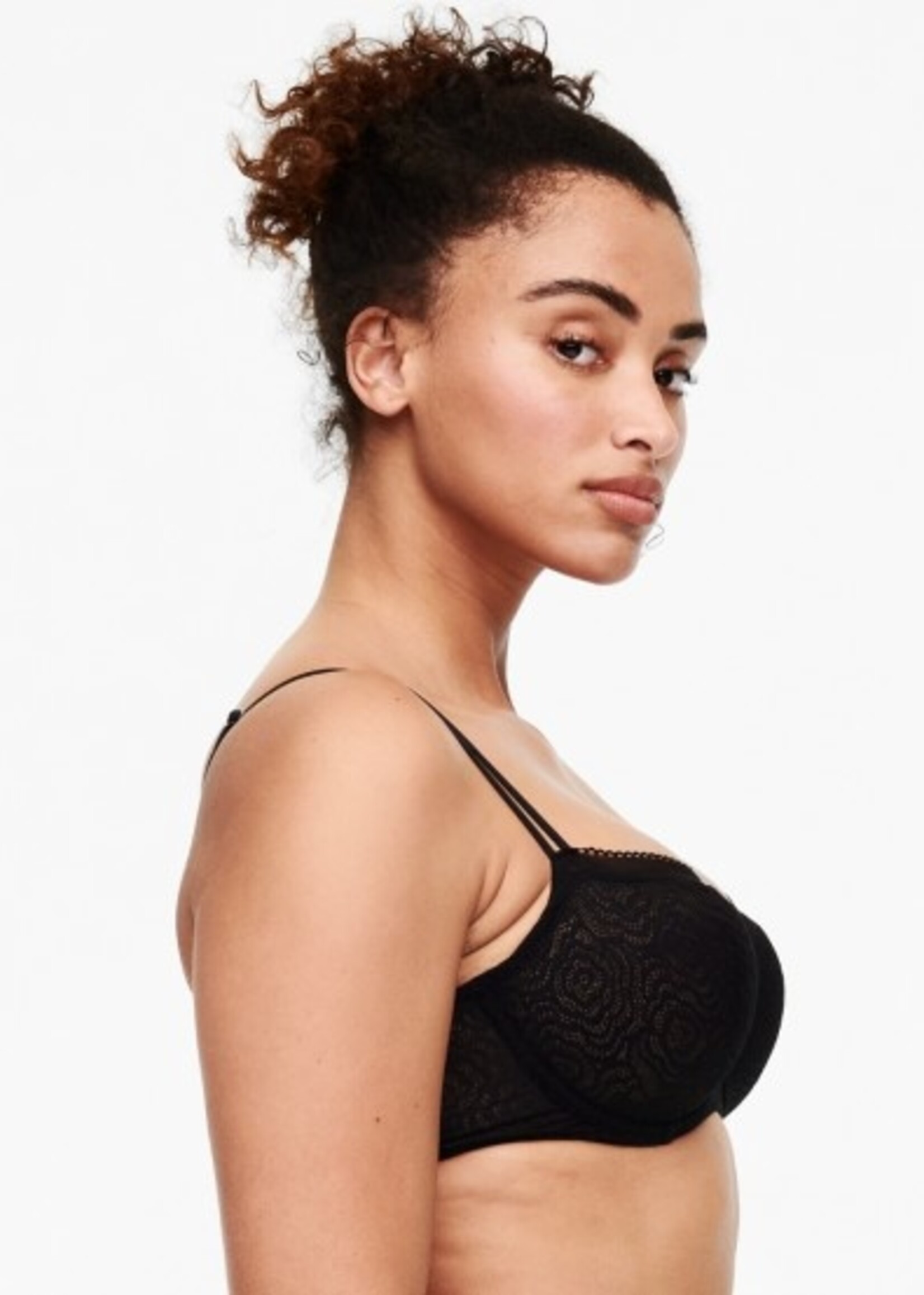 Chantelle C Jolie Demi Bra - Black