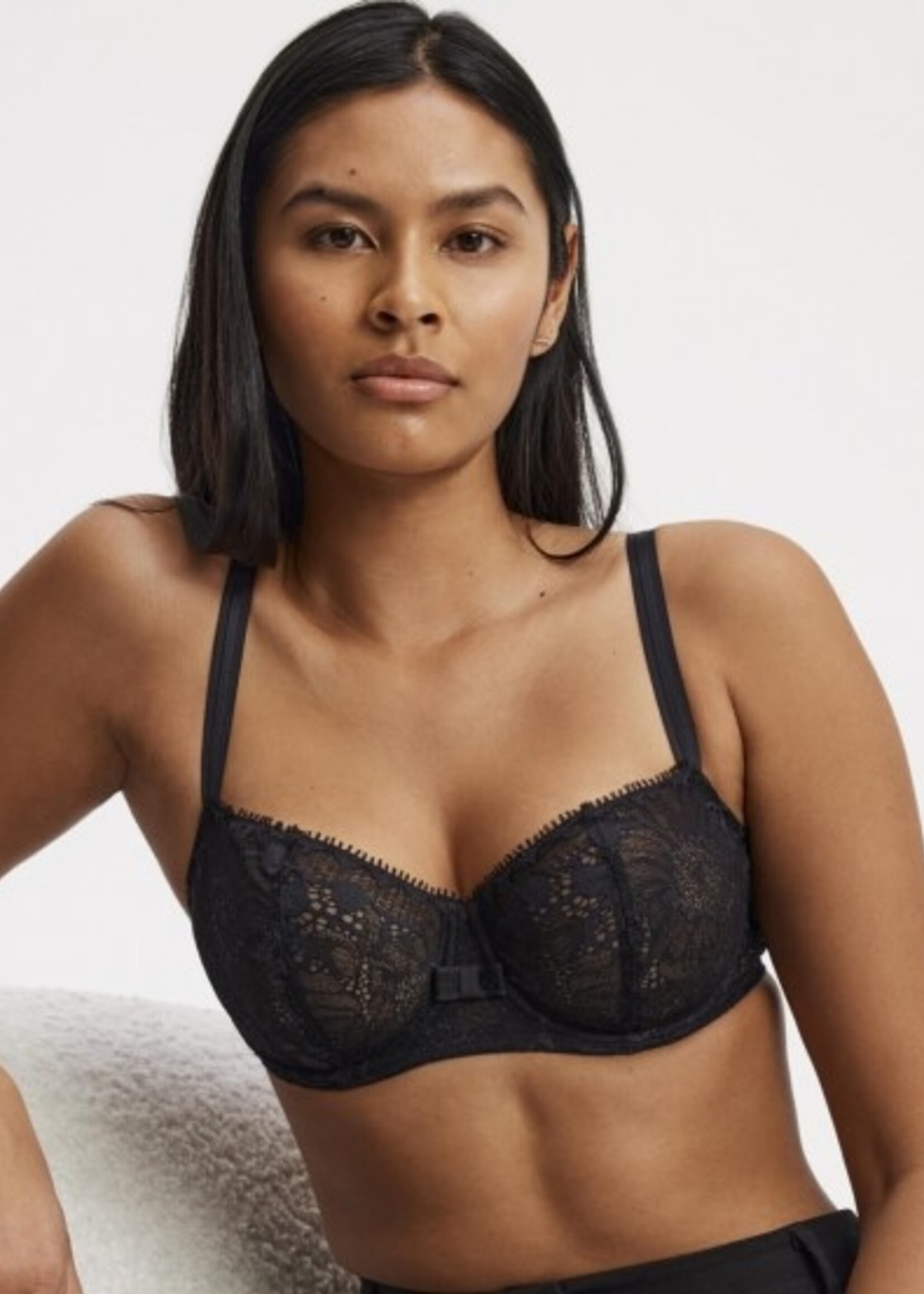 Chantelle Day to Night Lace Demi- Black