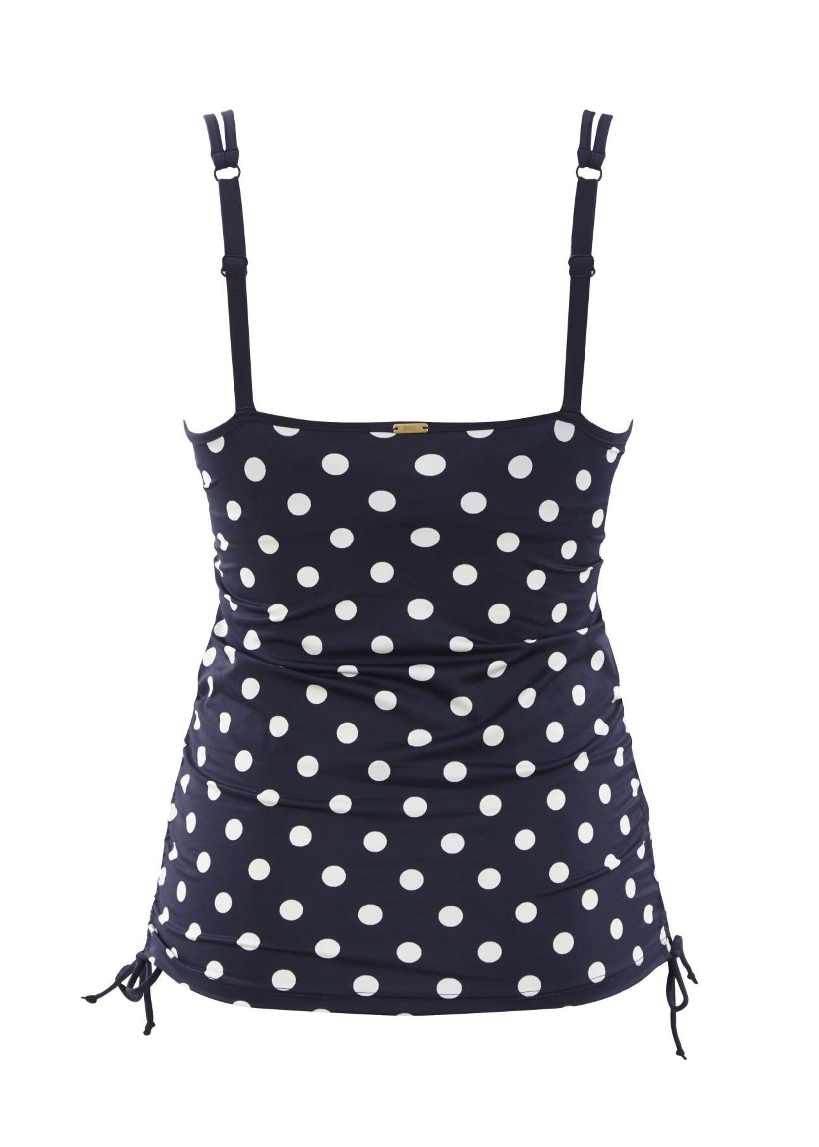 Panache Anya Riva Spot Tankini - Navy/Vanilla