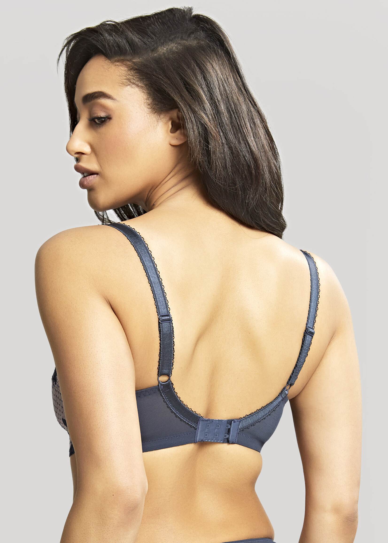 Panache Clara Moulded Bra - Navy/Pearl