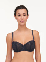 Chantelle Day to Night Lace Demi - Dark Grey