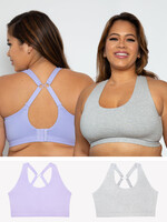 Curvy Couture Cotton Lounge Bra