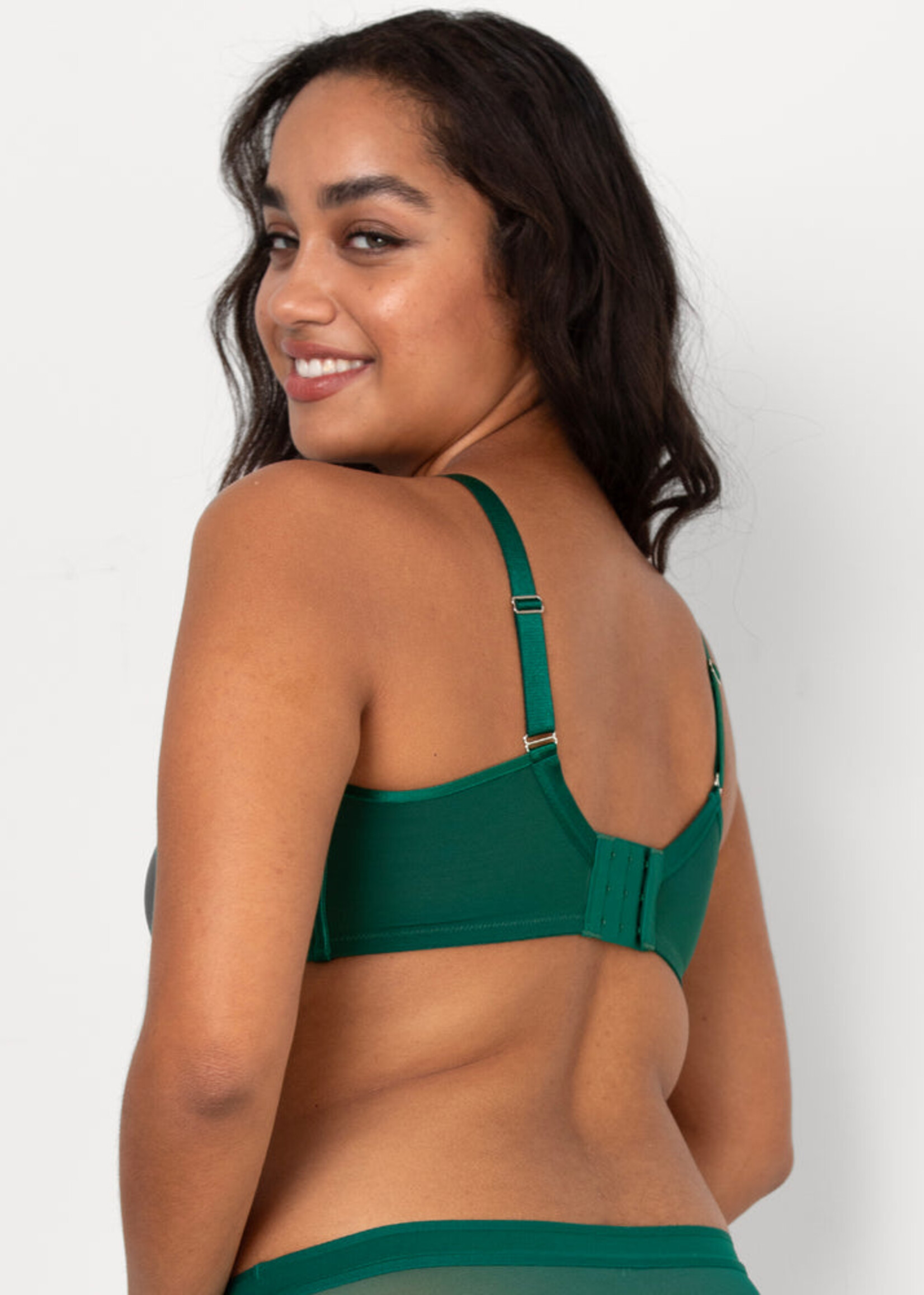 Curvy Couture Sheer Mesh Full Cup Bra