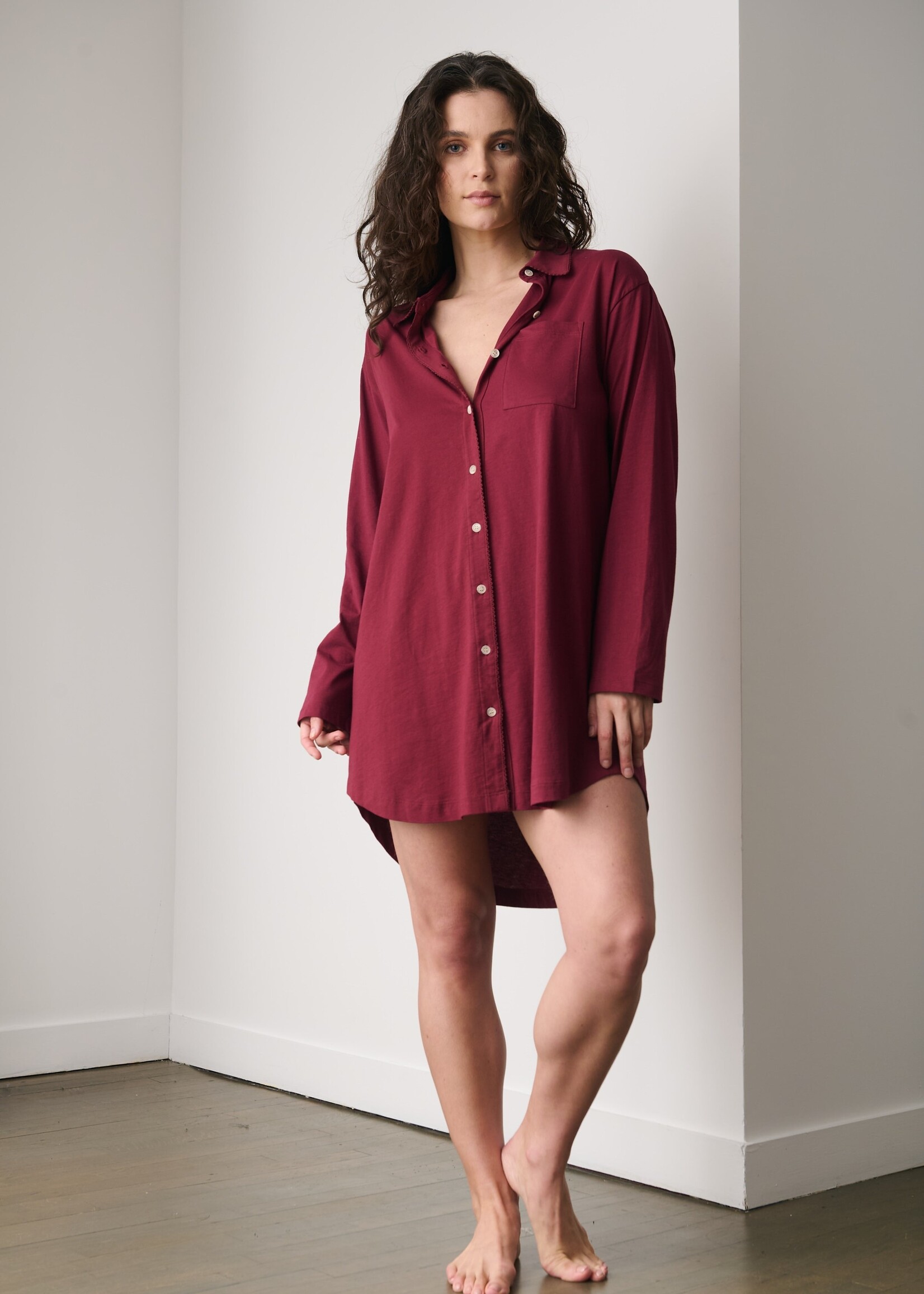 Skin Camellia Sleepshirt