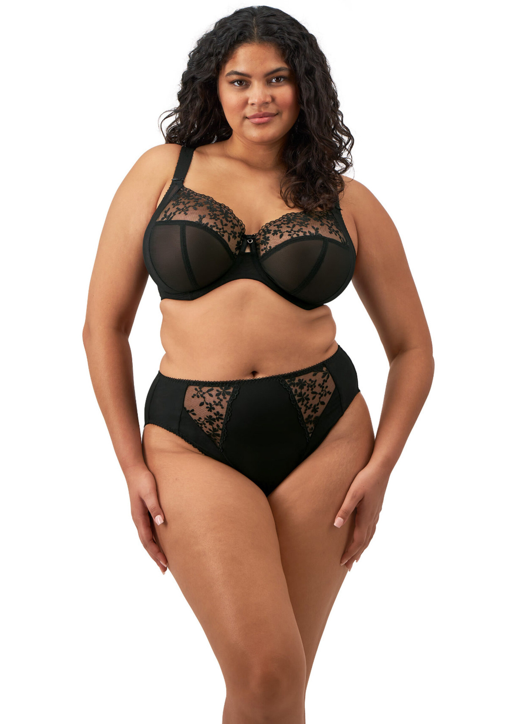 Elomi Zarla High Leg Brief