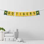 Banner String - 4" x 6" Felt banner - Go Tigers