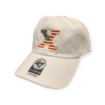 '47 White Patriotic X Hat