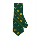 Green St. X Pattern Tie