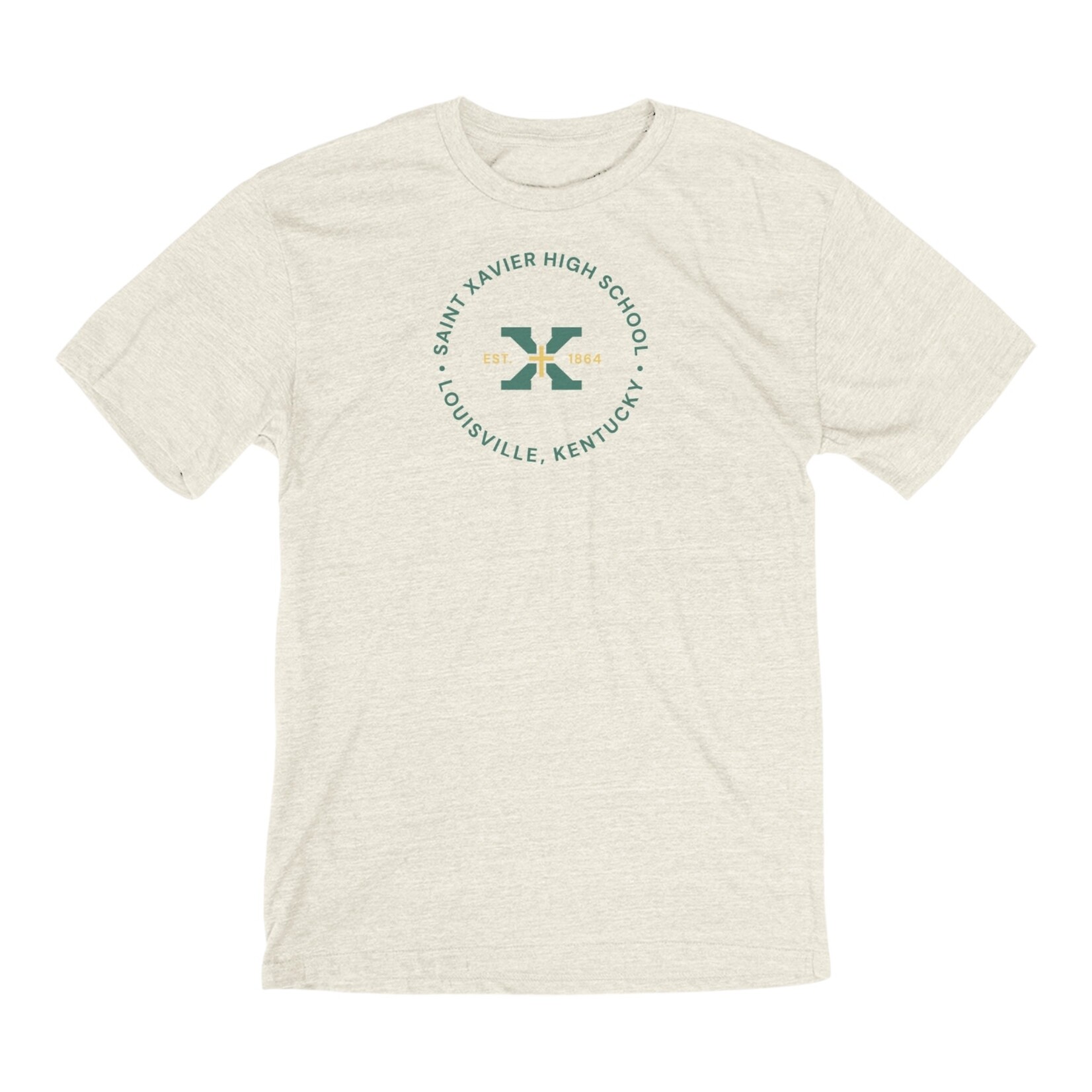 Blue 84 Triblend Oatmeal Circle Tee