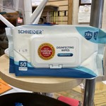 Schneider Disinfecting Wipes unscented 50 wipes