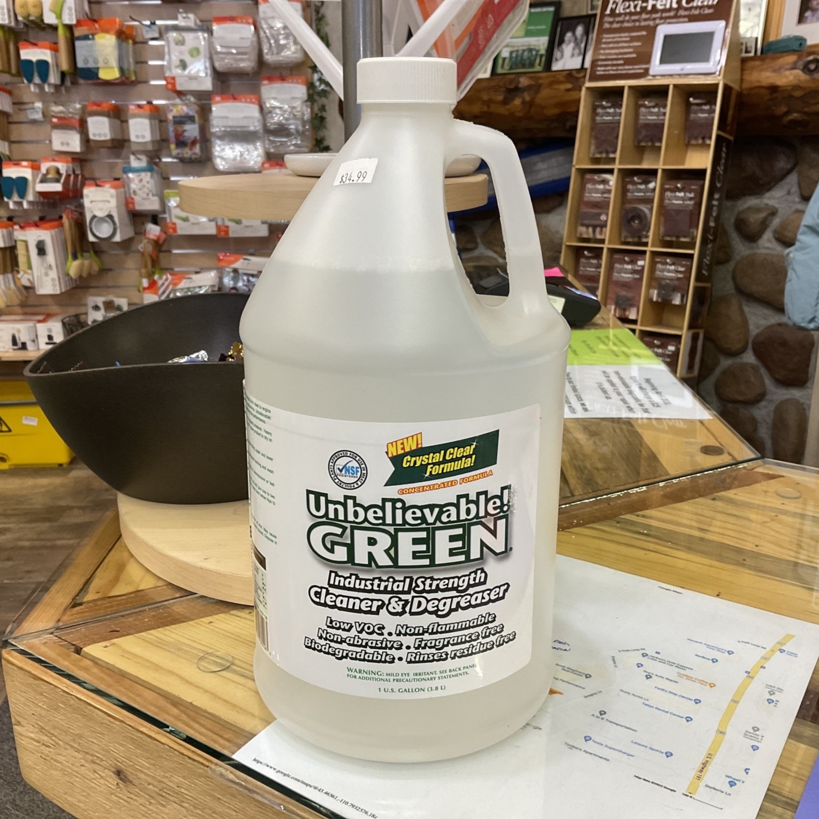 Unbelievable Green Industrial Strength Cleaner & Degreaser 1 gallon