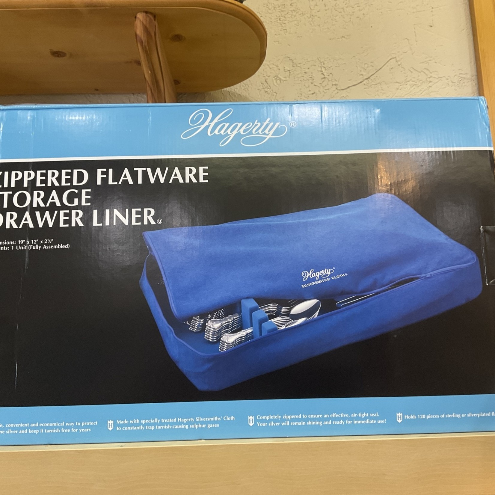 Hagerty Zippered Flatware Storage Drawer Liner - Ripleys Vacuum Center