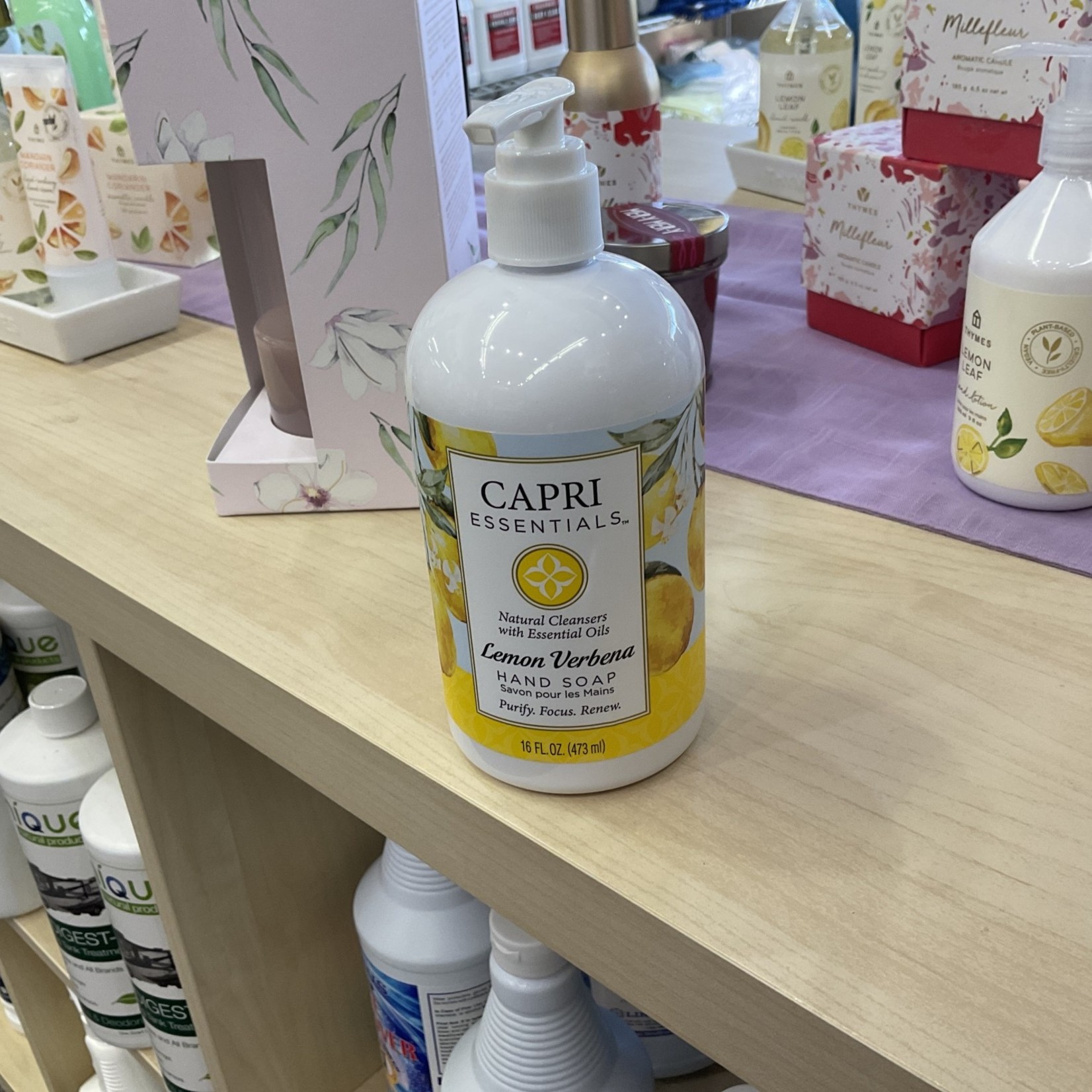 Capri Essentials Lemon Verbena Hand Soap 16 oz