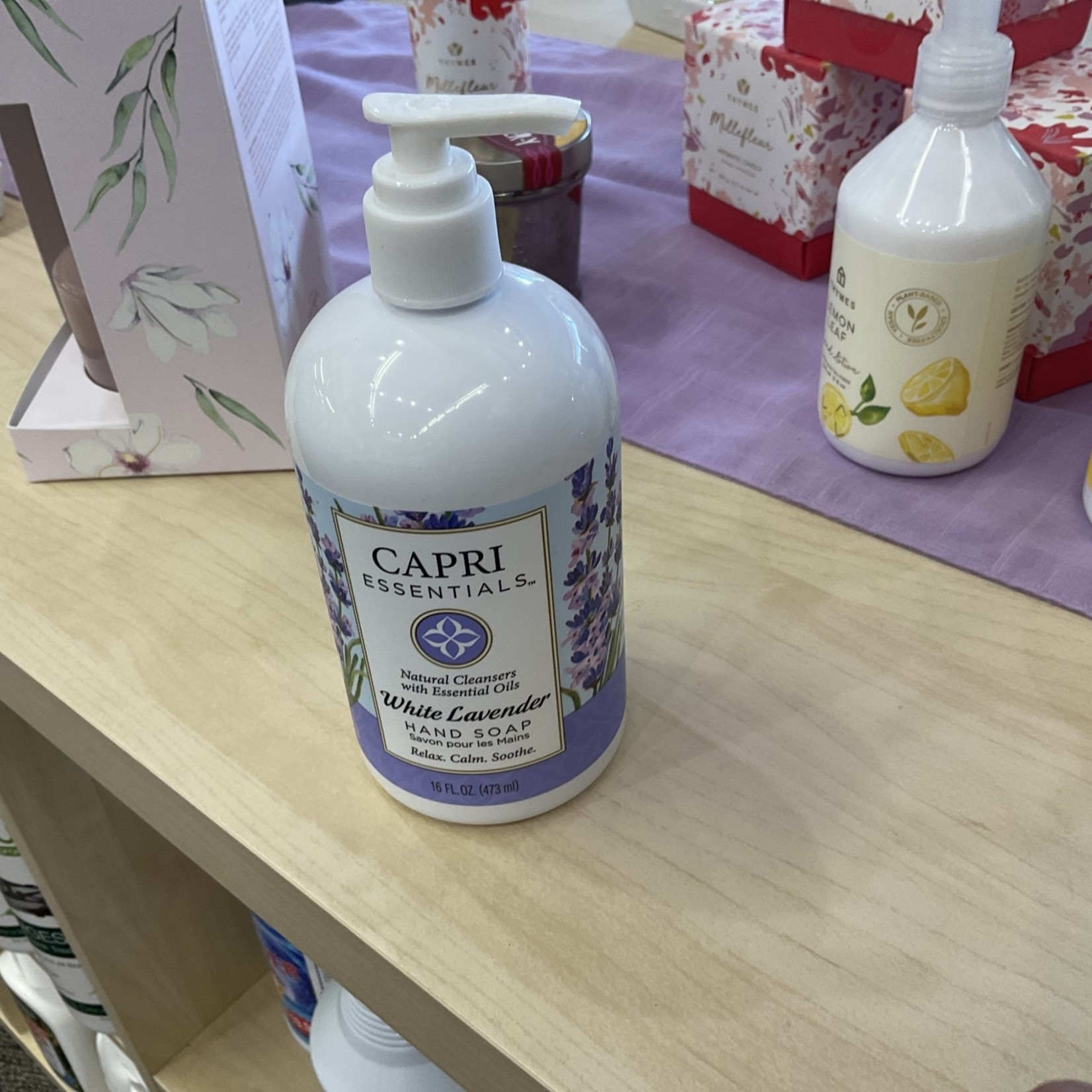 Capri Essentials White Lavander Hand Soap 16 oz