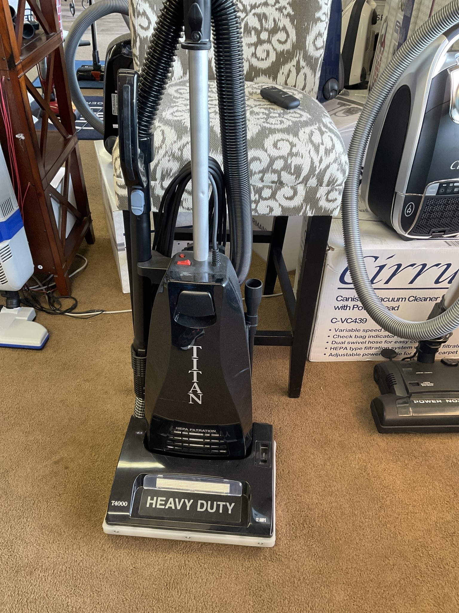 Titan Heavy Duty T4000 12 AMPS Ripleys Vacuum Center