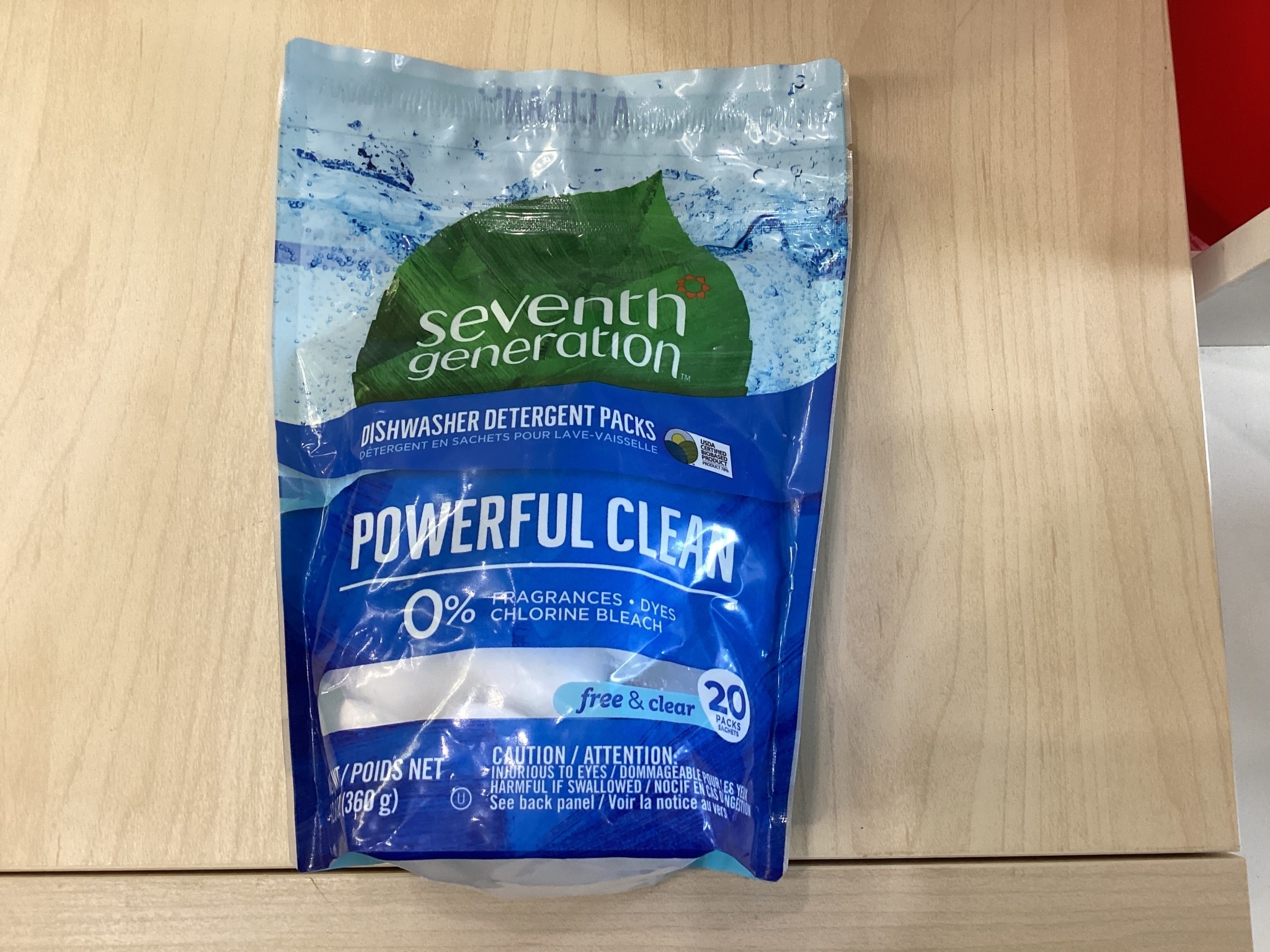 Seventh generation Powerful Clean 20 packs free & clear Ripleys Vacuum Center