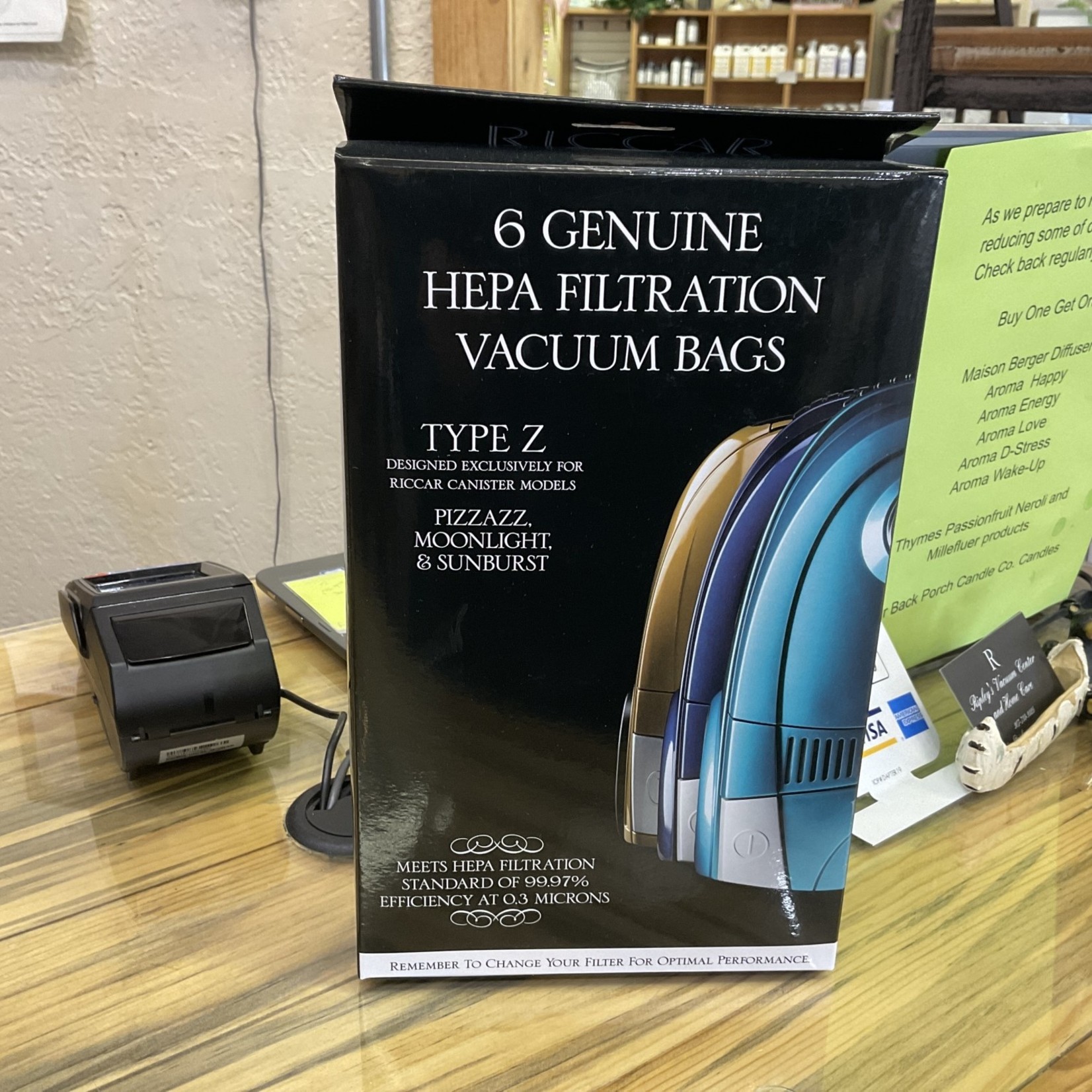Riccar Riccar Hepa Type Z Vacuum Bags Ripleys Vacuum Center
