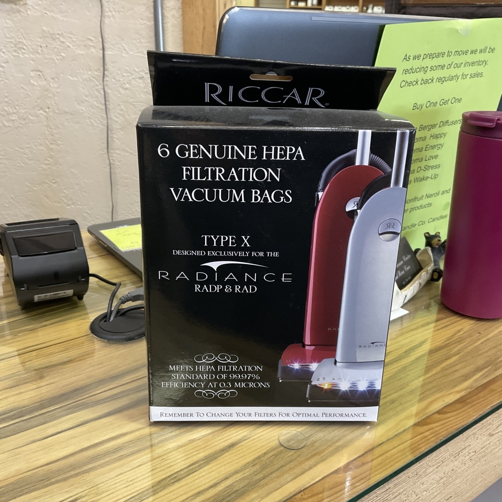 Riccar Riccar Radiance Type X Vacuum Bags RADP, RAD
