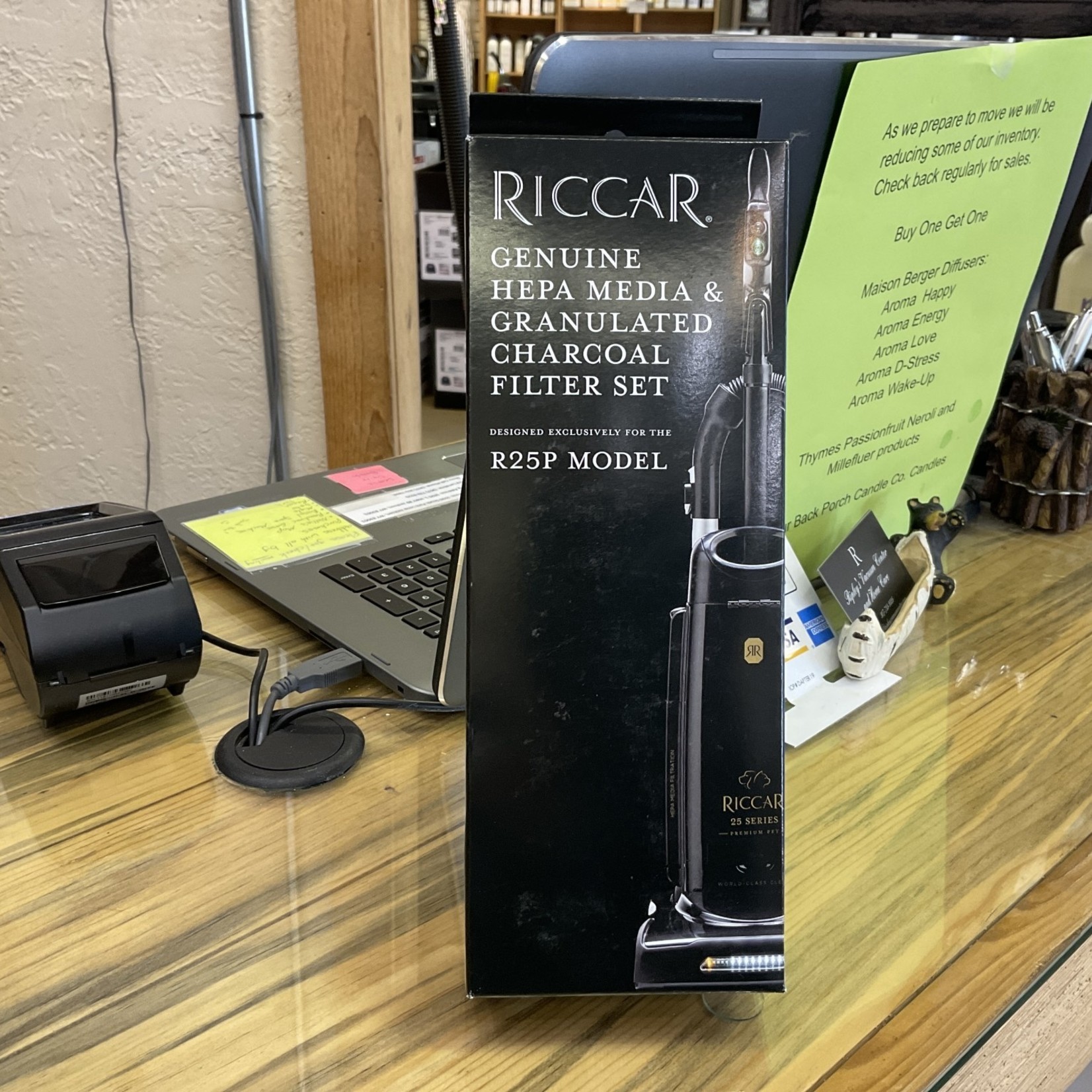 Riccar Riccar Hepa Charcoal Filter Set R25P