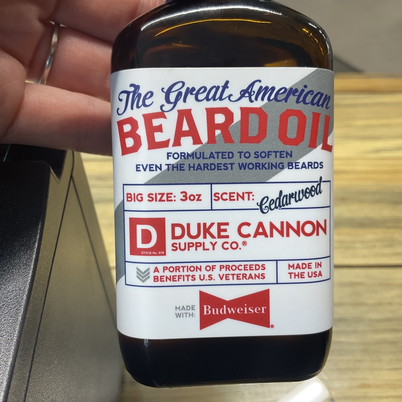 Duke Cannon The Great American Beard Oil Big Size Cedarwood