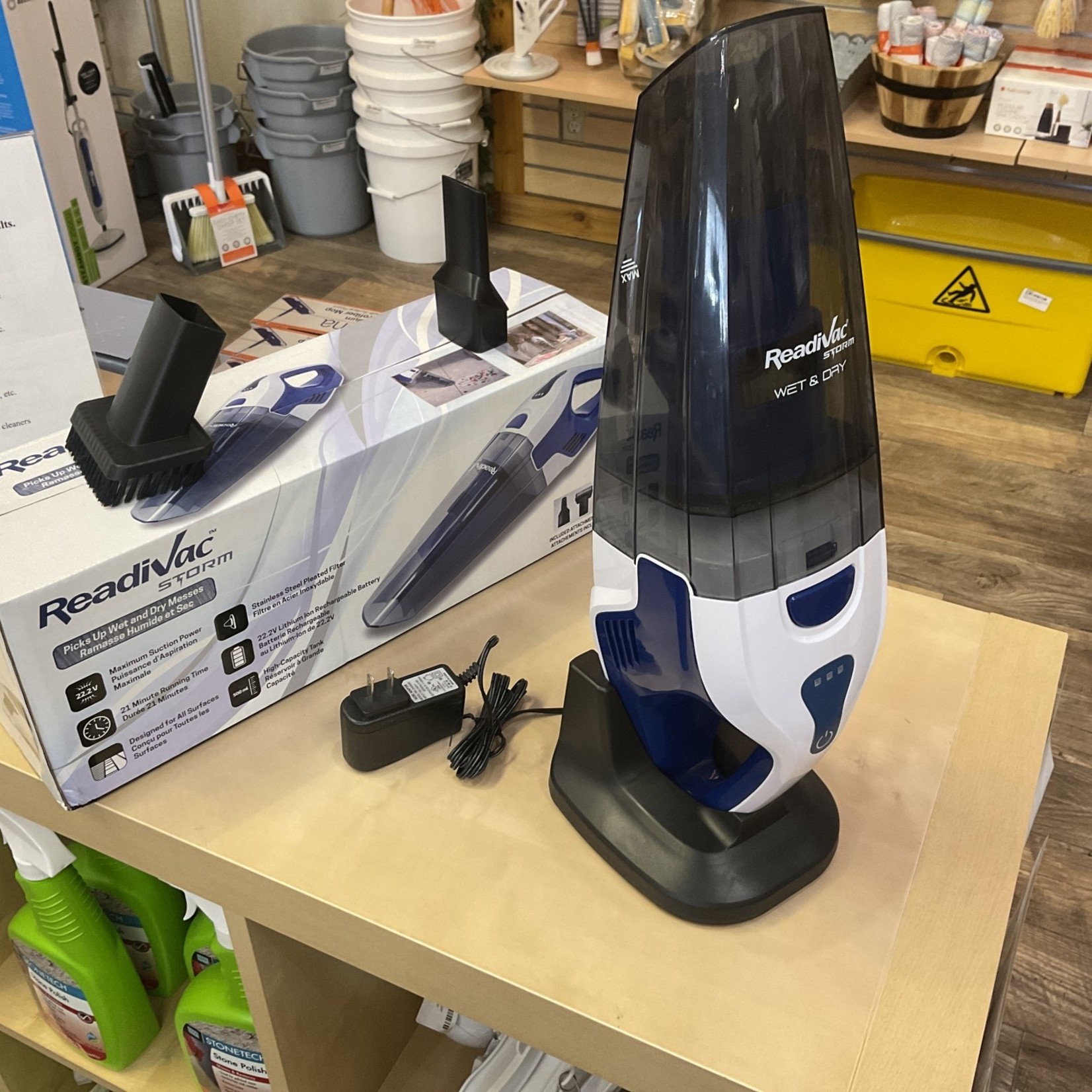 ReadiVac Storm Handheld Vacuum, Wet & Dry Hand Vacuum Cleaner