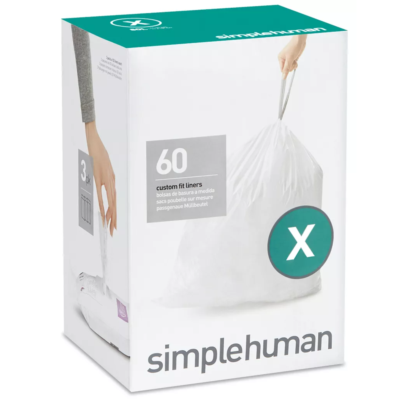 Simplehuman 60 Custom Liners X 80L