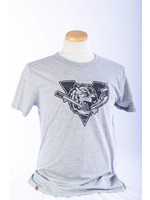 T-Shirt imprimé vintage gris