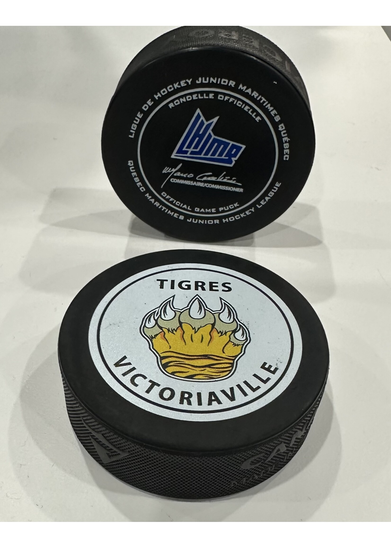 official game puck Rondelle officielle griffe