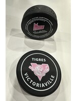 official game puck Rondelle officielle match en rose