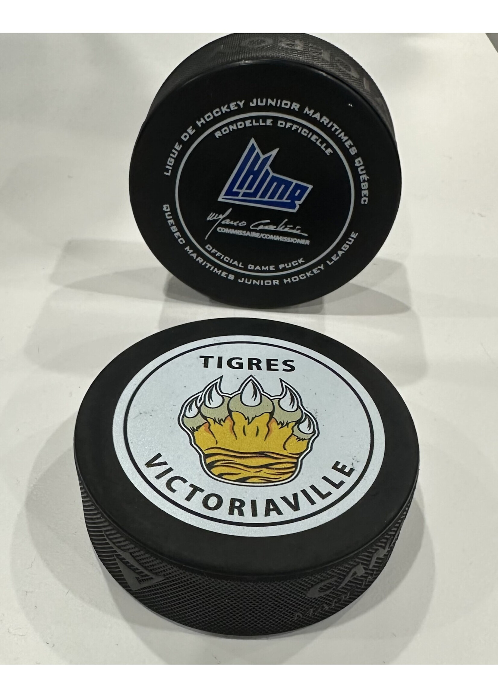 official game puck Rondelle officielle griffe