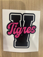 Autocollants V Tigres rose