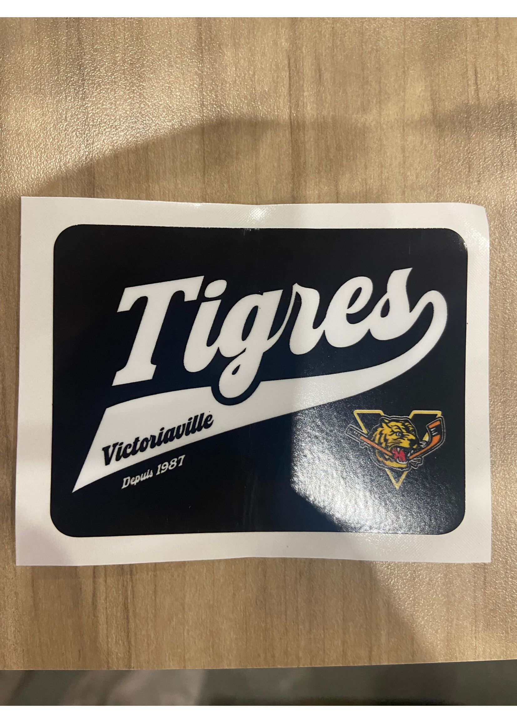 Autocollants Tigres depuis 1987 noir