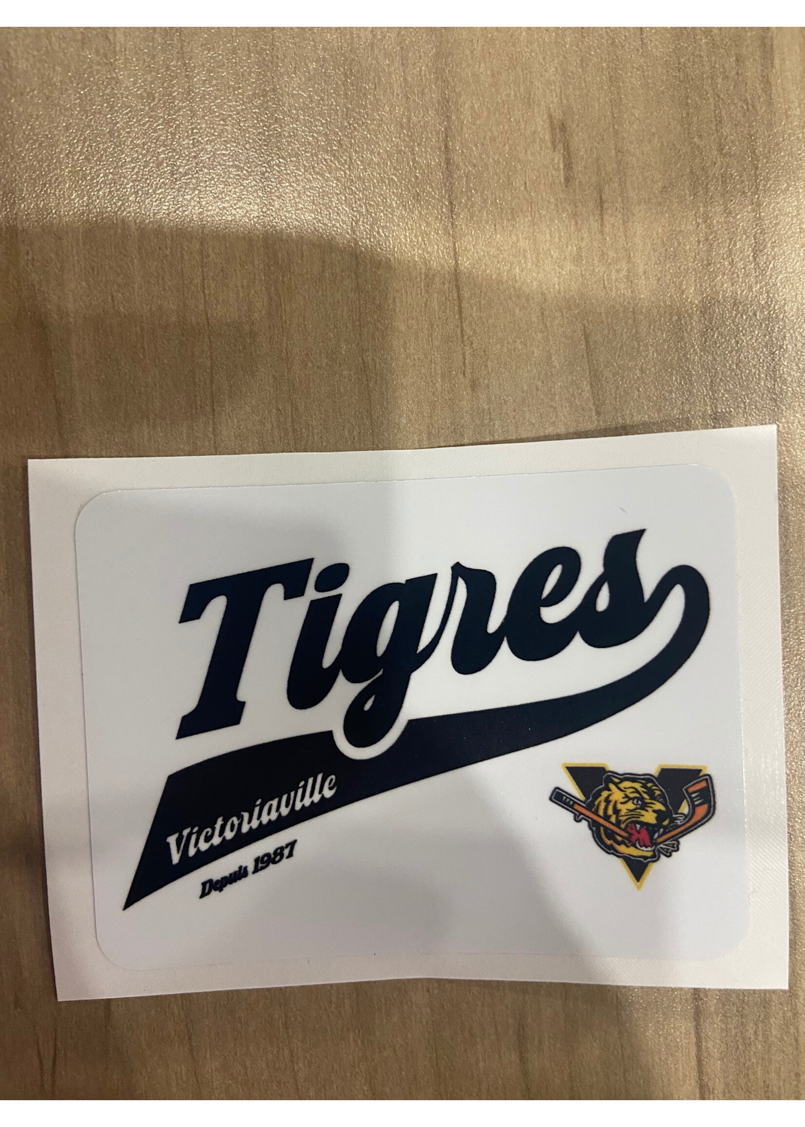 Autocollants Tigres depuis 1987 blanc