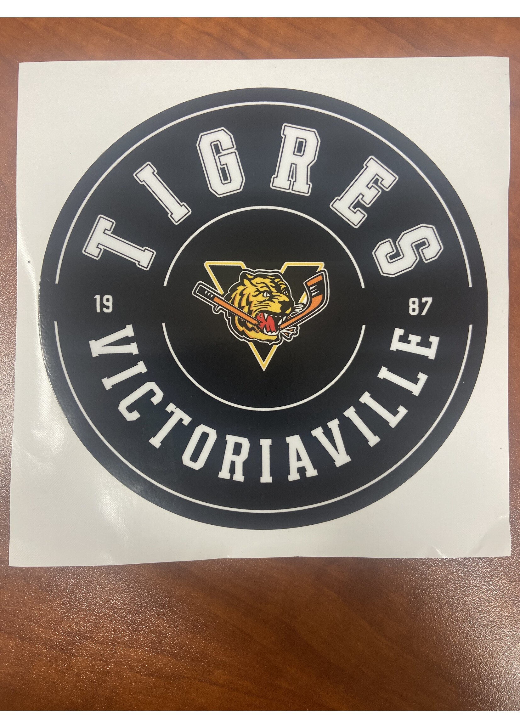 Autocollants format rond noir