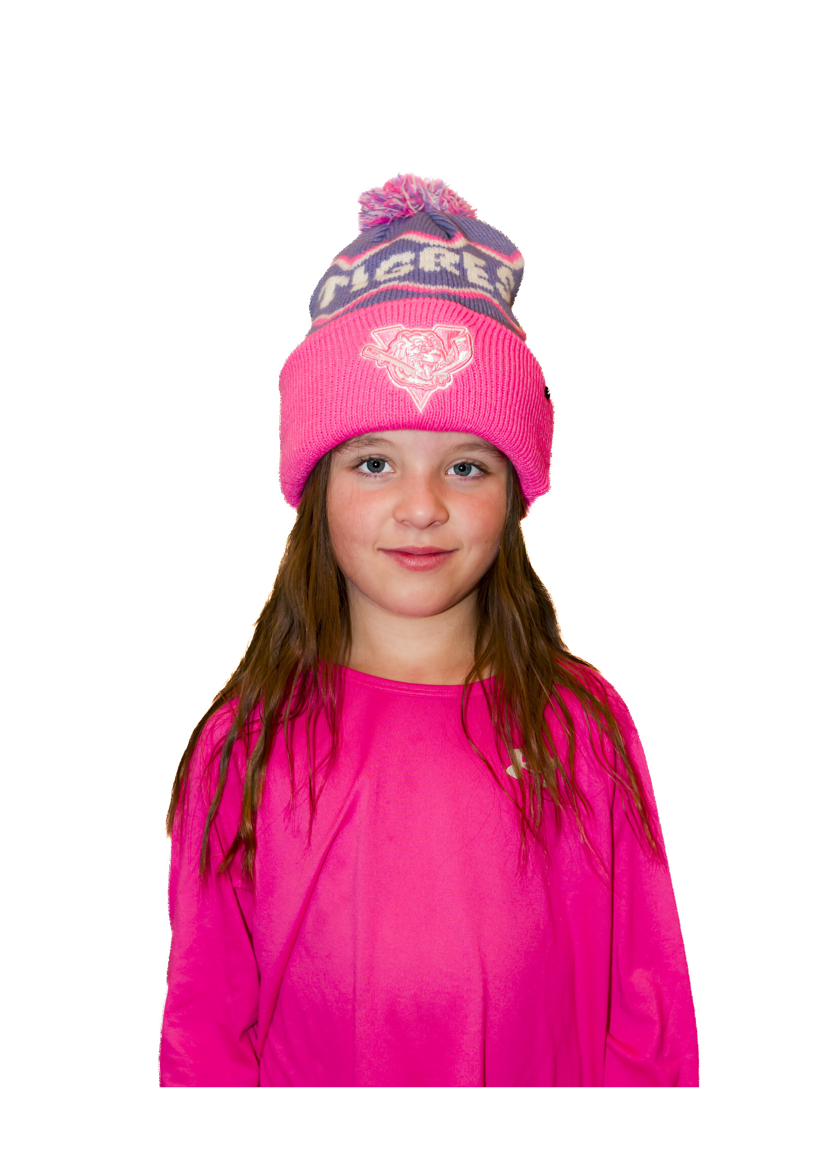 Tuque Squiggle enfant rose
