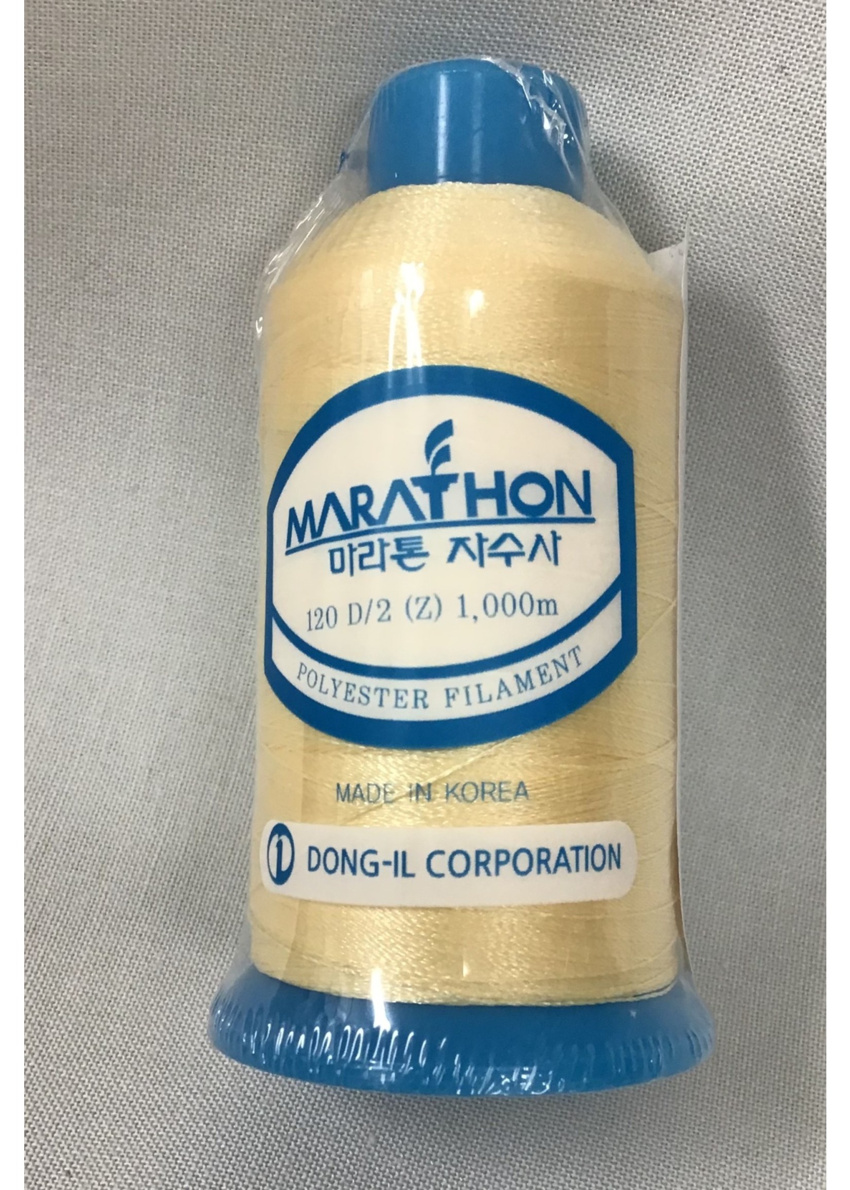 Marathon Threads Marathon Embroidery Thread 1000m - Light Yellow #2158