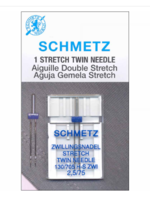 Schmetz Needles Schmetz Twin Stretch Machine Needle Size 2.5/75 1ct