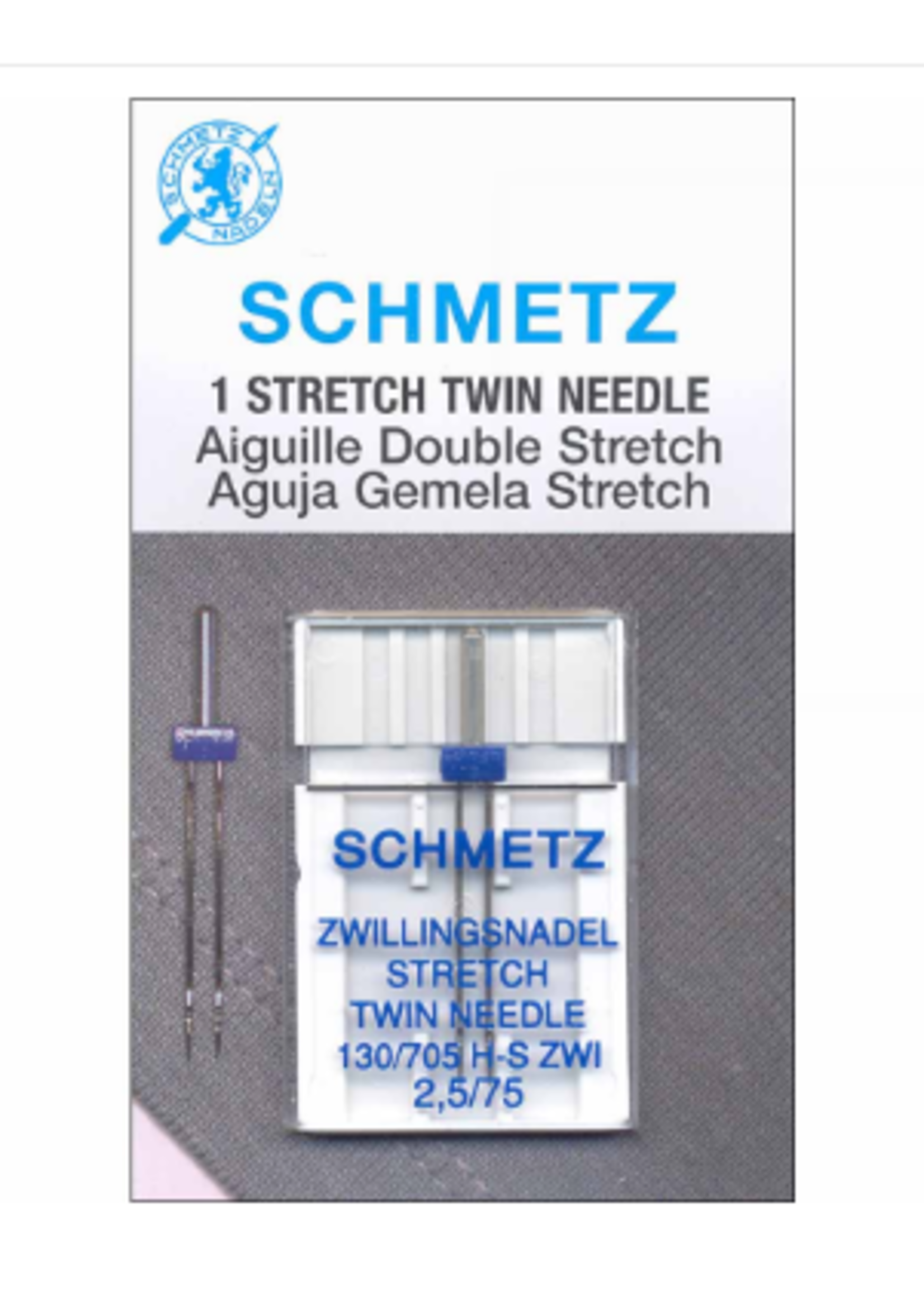 Schmetz Needles Schmetz Twin Stretch Machine Needle Size 2.5/75 1ct