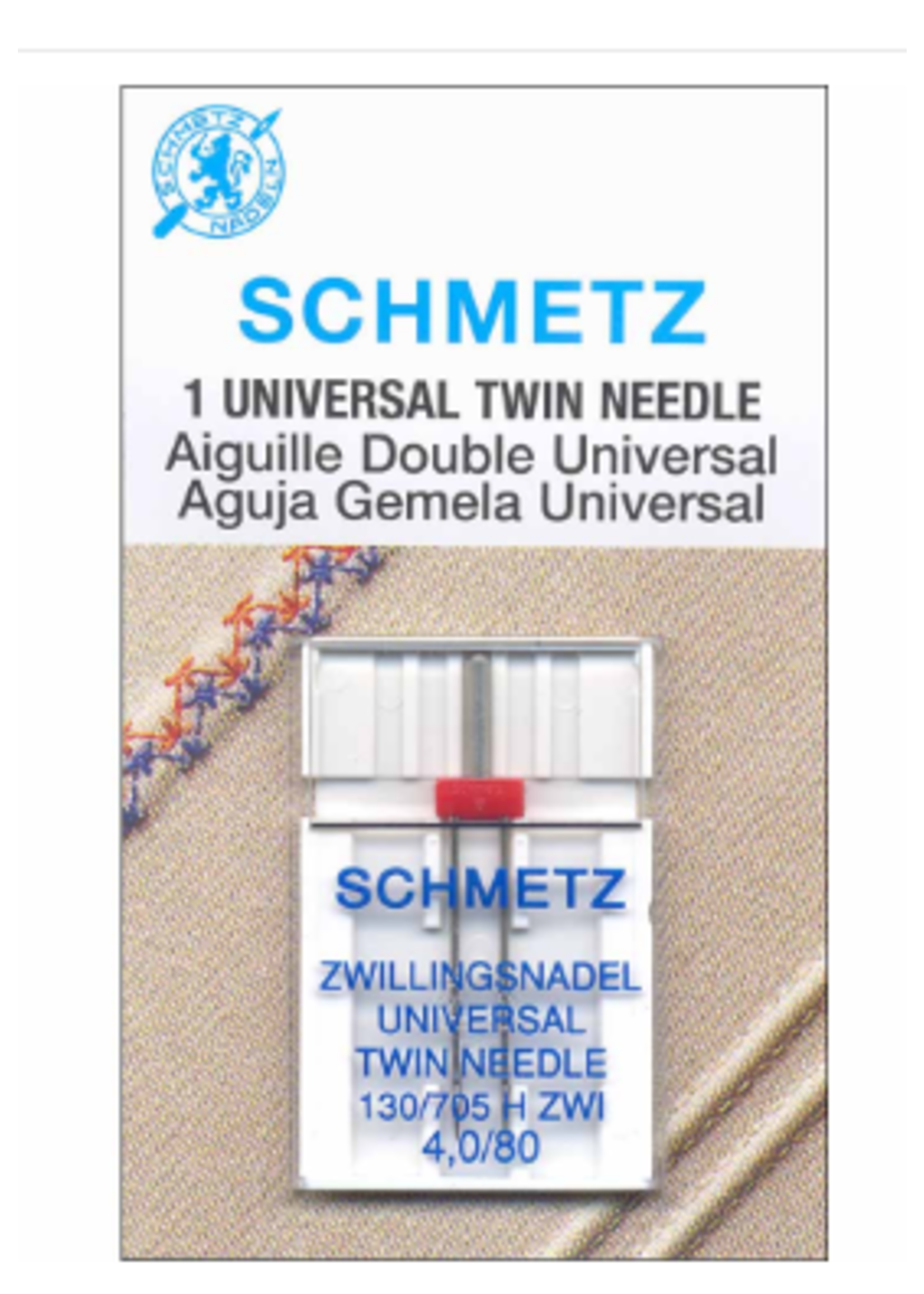 Schmetz Needles Schmetz Twin Machine Needle Size 40/80