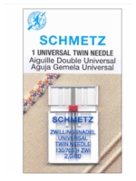 Schmetz Needles Schmetz Twin Machine Needle Size 2.0mm/80 1ct