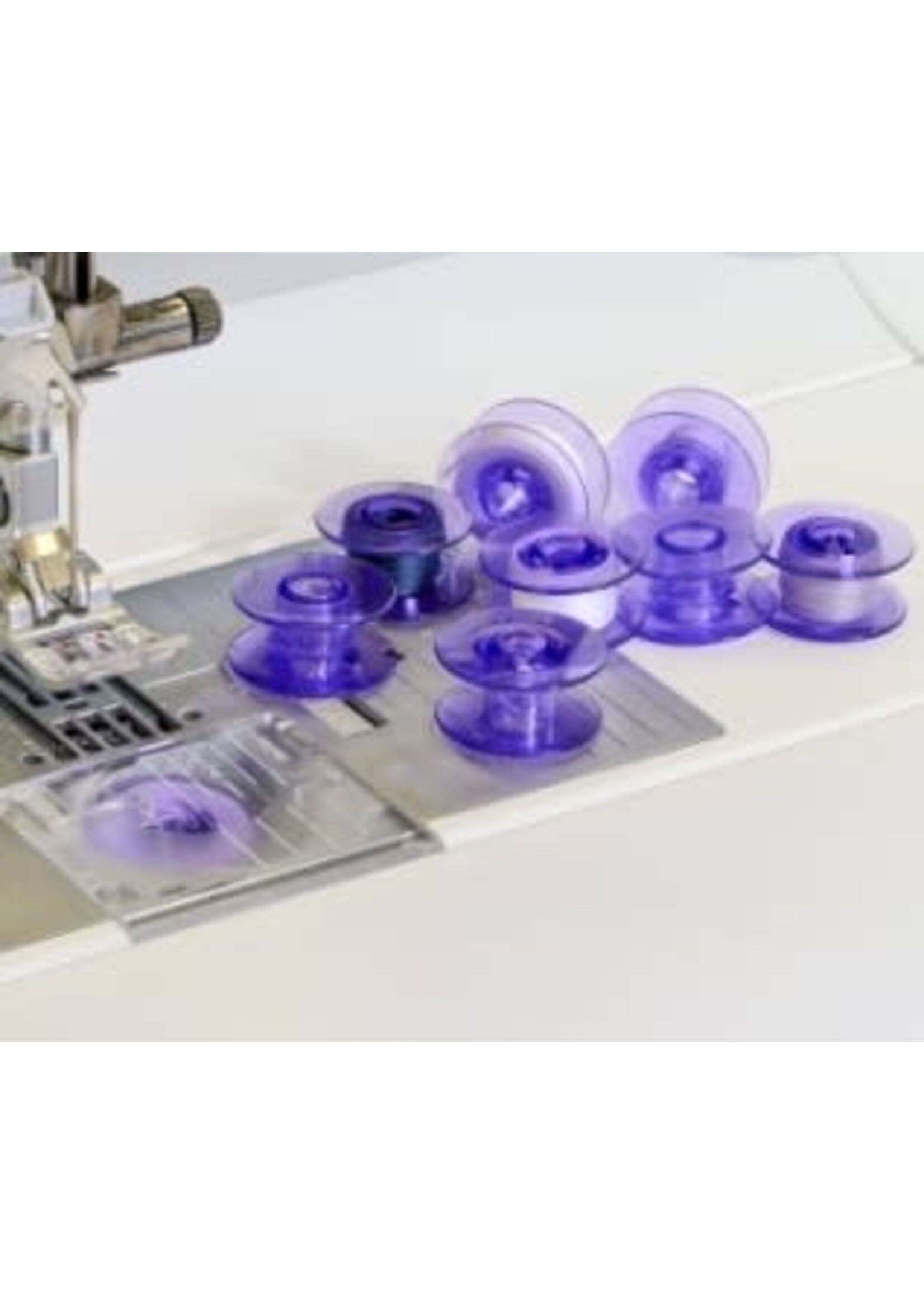 Pfaff Pfaff - Plastic Bobbins - Violet - L  Icon 10 pack