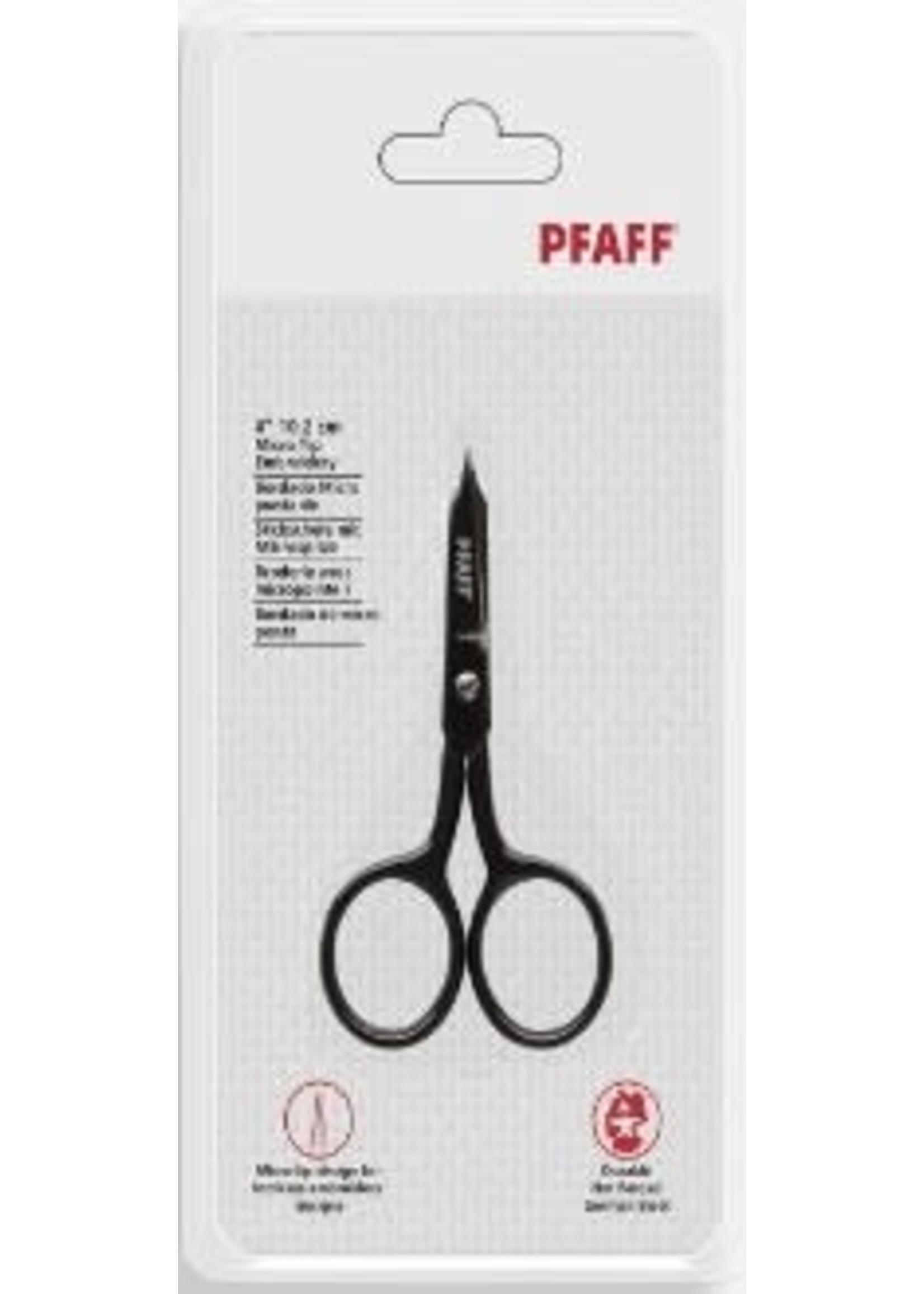 Pfaff 4 Micro Tip Embroidery Scissors