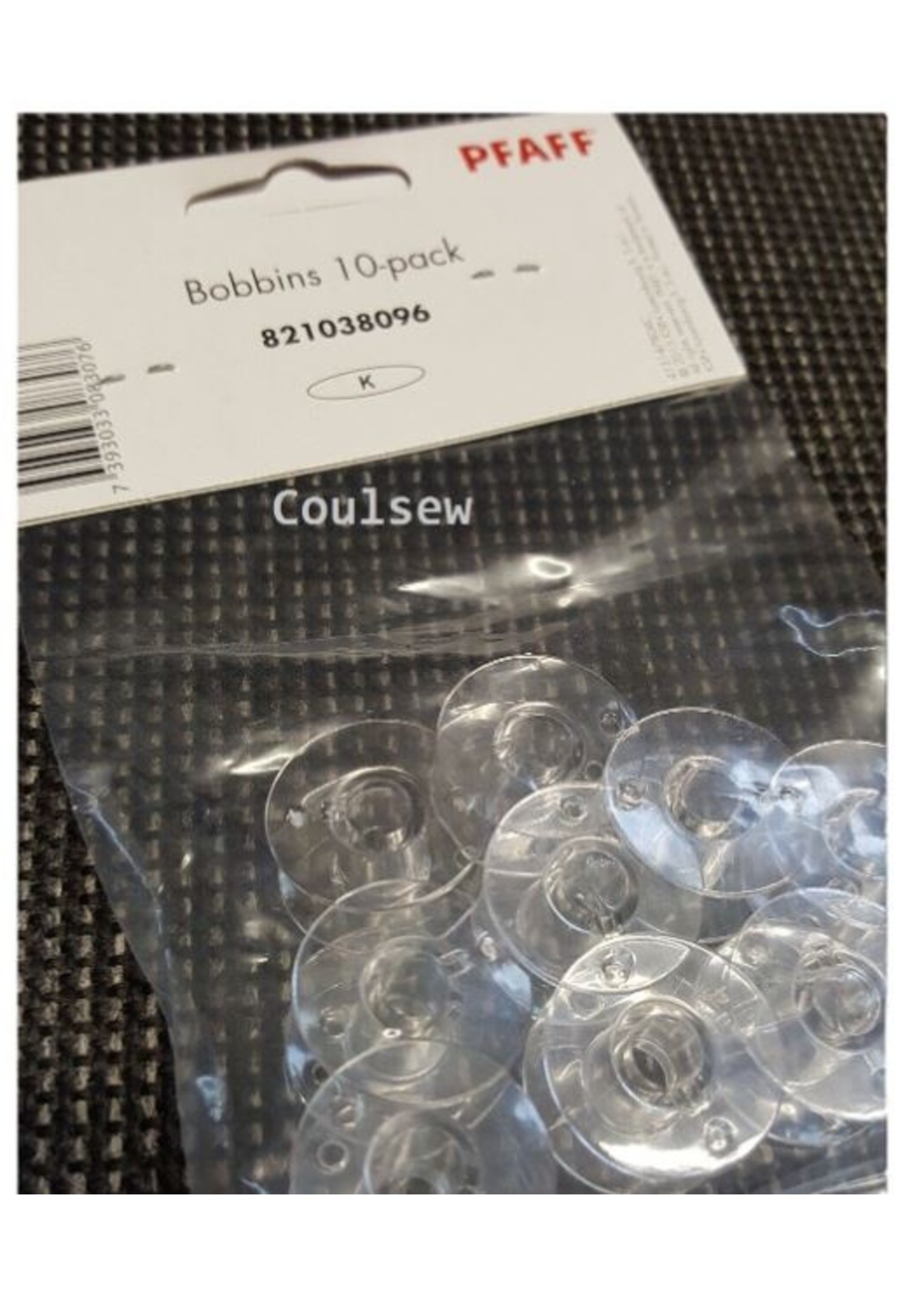 PFAFF BOBBINS K/CLEAR 10 PACK - 7393033083076